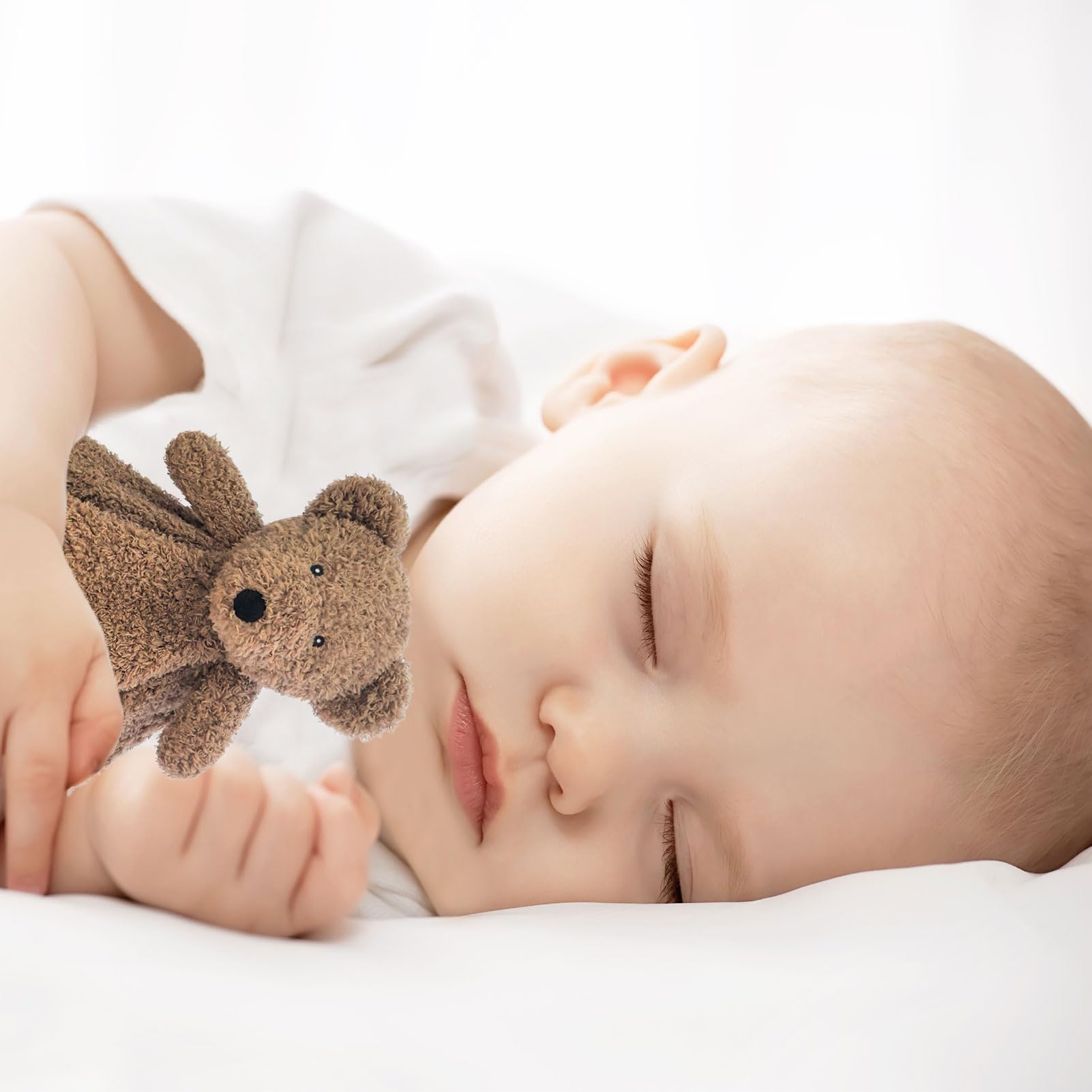 Doindute teddy-bear-lovie-blanket gift-ready exquisite workmanship makes a lovely baby shower gift