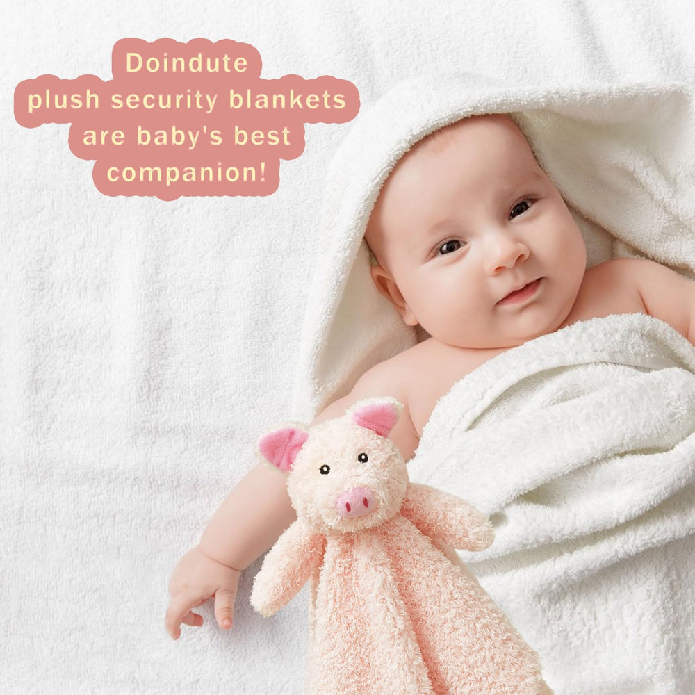 Doindute toddler snuggle pig lovey held during comforting moments