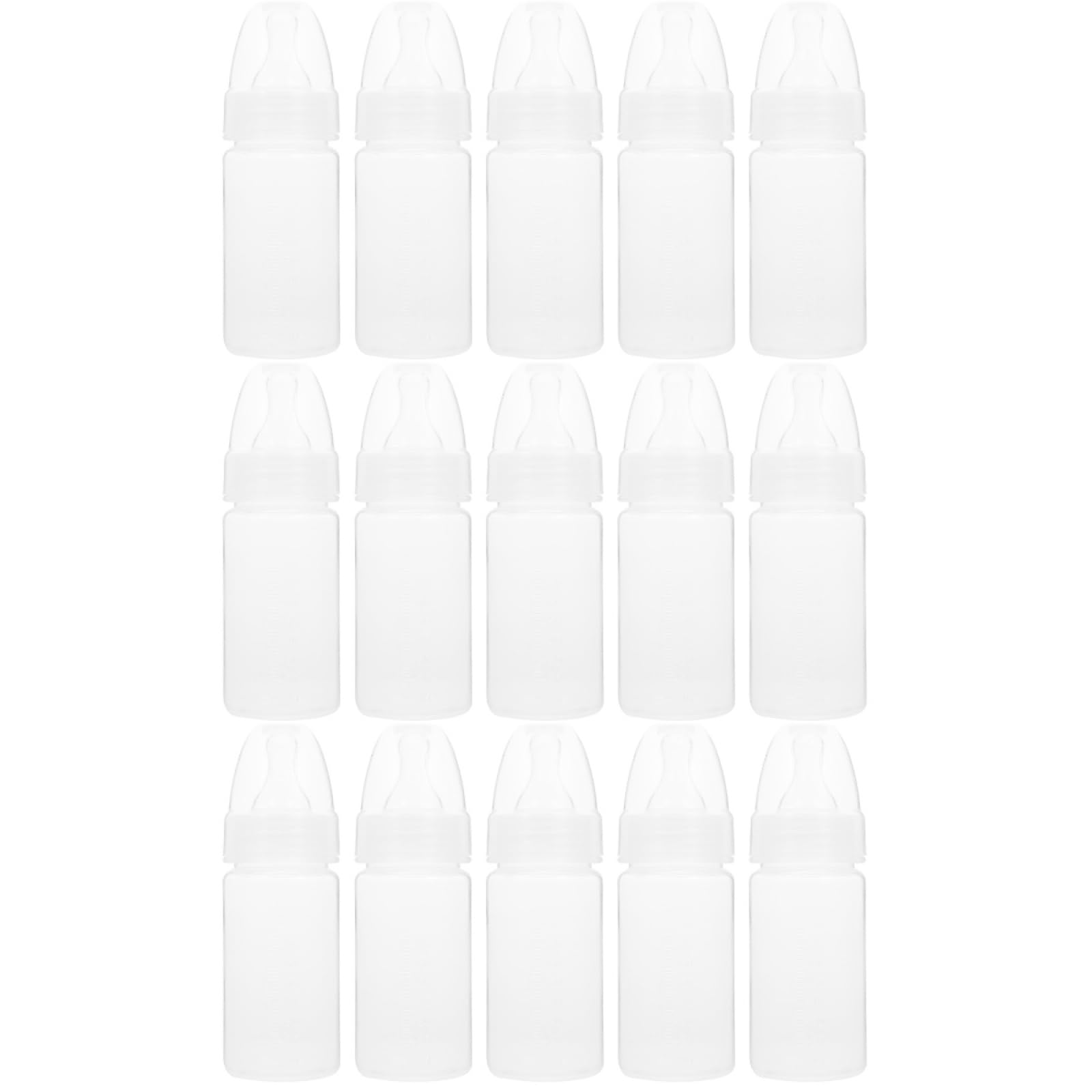 DOITOOL 15 Pcs Disposable Baby Bottles 100ml packaging, portable for events and travel.