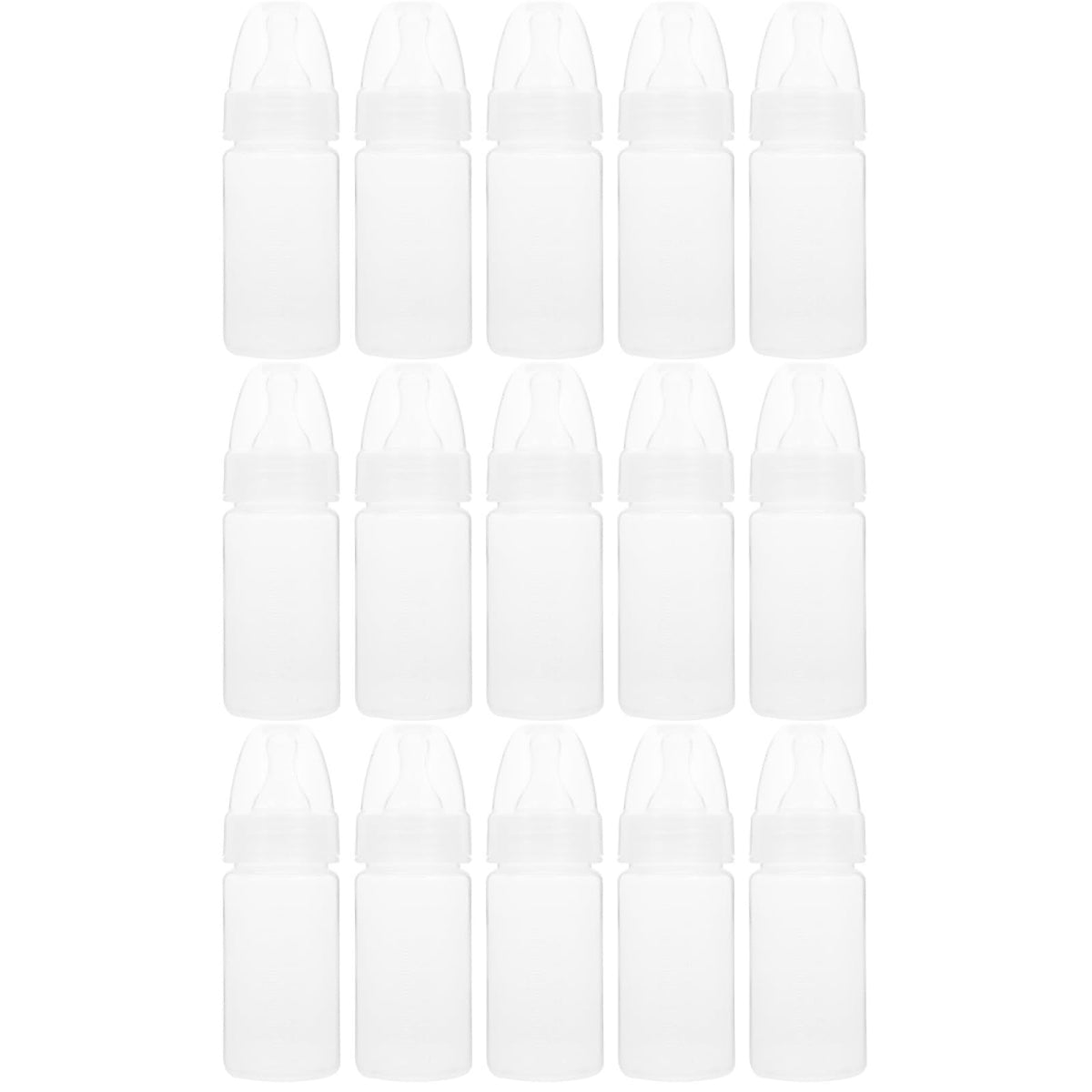 DOITOOL 15 Pcs Disposable Baby Bottles 100ml packaging, portable for events and travel.