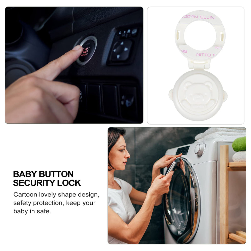 DOITOOL baby-proof-button-lock close-up shows child safety feature.