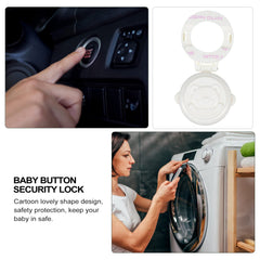 DOITOOL baby-proof-button-lock close-up shows child safety feature.