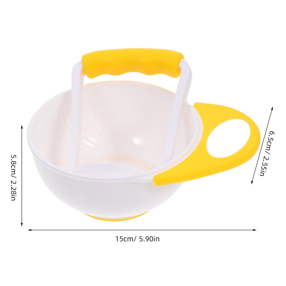 DOITOOL Mash and Serve Bowl shows compact size ideal for storage and travel.