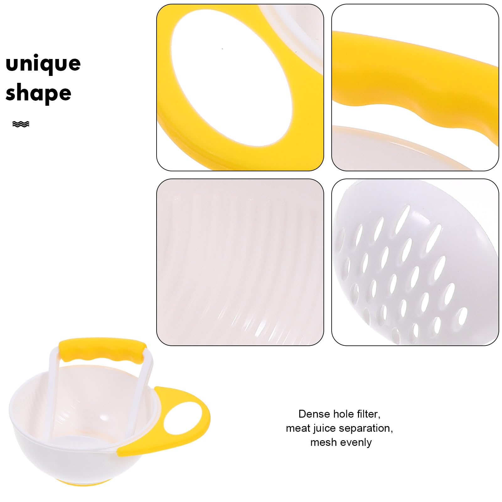 DOITOOL Mash and Serve Bowl easy-clean design with removable parts.