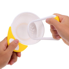 DOITOOL Mash and Serve Bowl polypropylene construction supports safe baby meal prep.