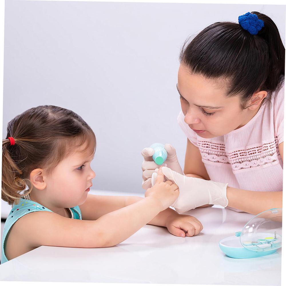 Doitool red sanding pads fit most electric trimmers for toddlers.