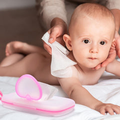 DOITOOL refillable wipes container uses silicone seal to keep moisture intact