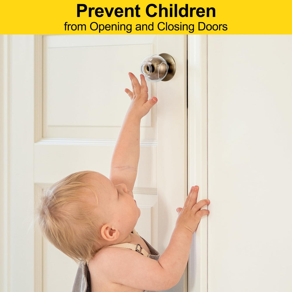 Doktorbaby reusable durable door knob cover withstands daily use around curious kids.