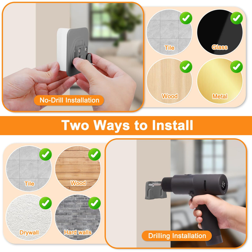 Doktorbaby screw-install option for sturdy mounts on various walls