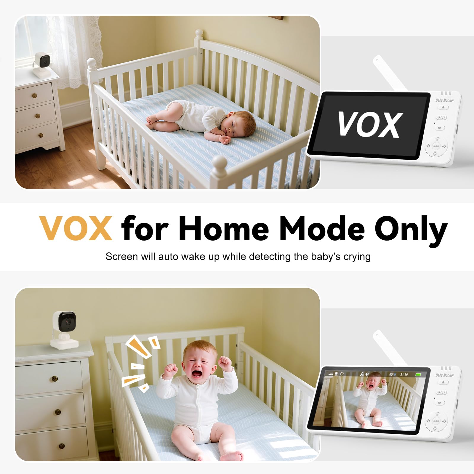 Doktorbaby temperature and feeding alerts help parents anticipate baby needs