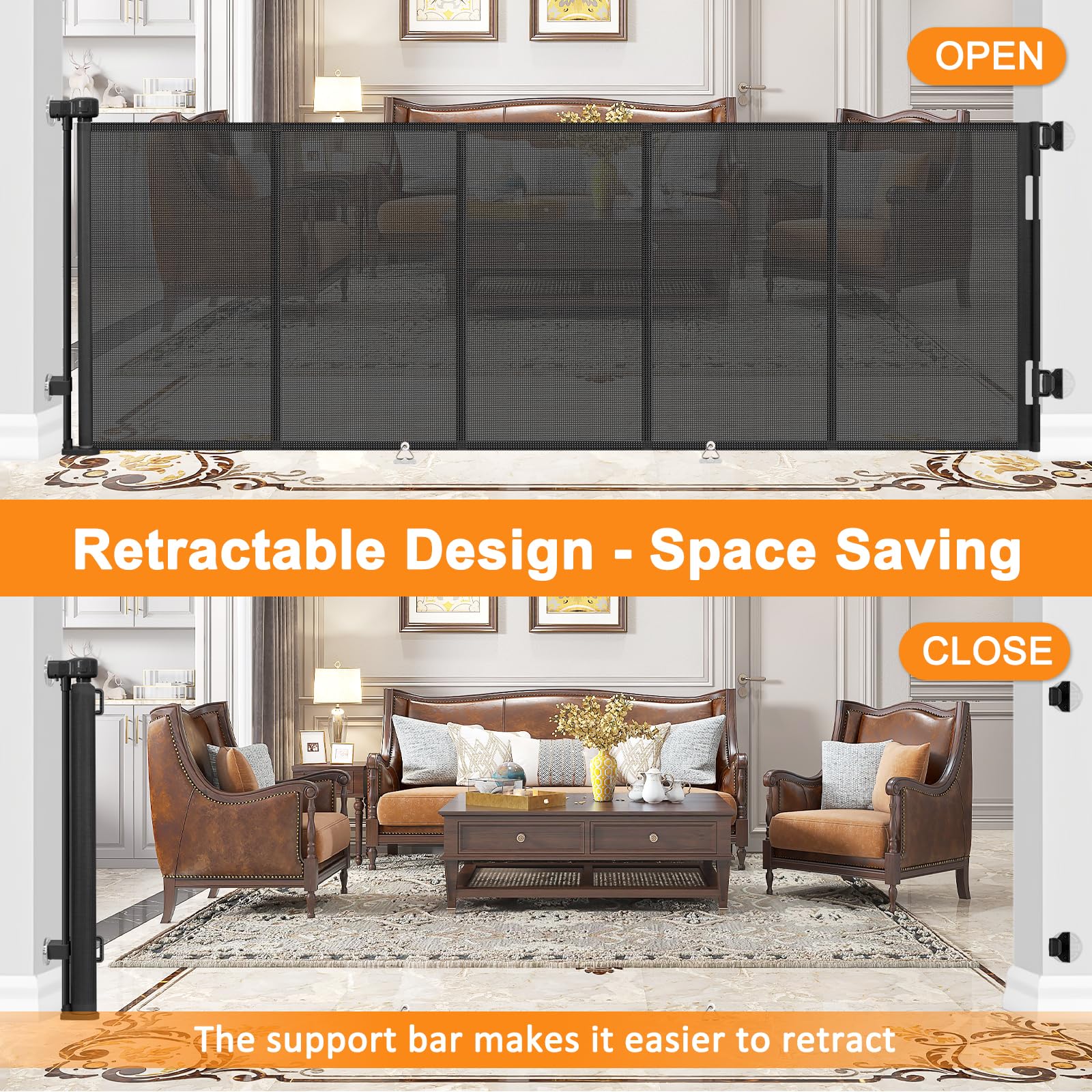 Doktorbaby two installation methods offer flexible mounting with or without drilling.