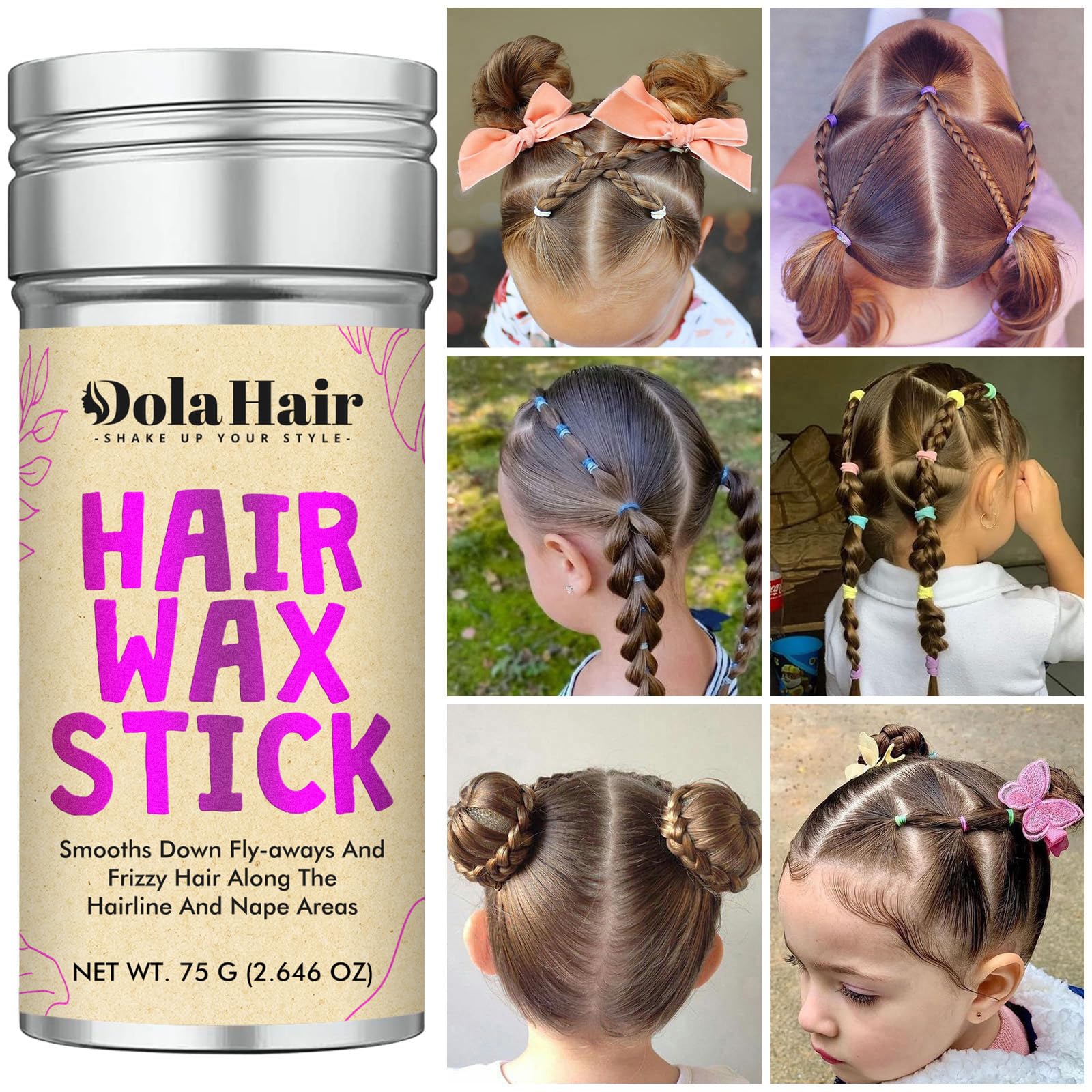 Dolahair hair loop styling tool 1 for versatile buns.