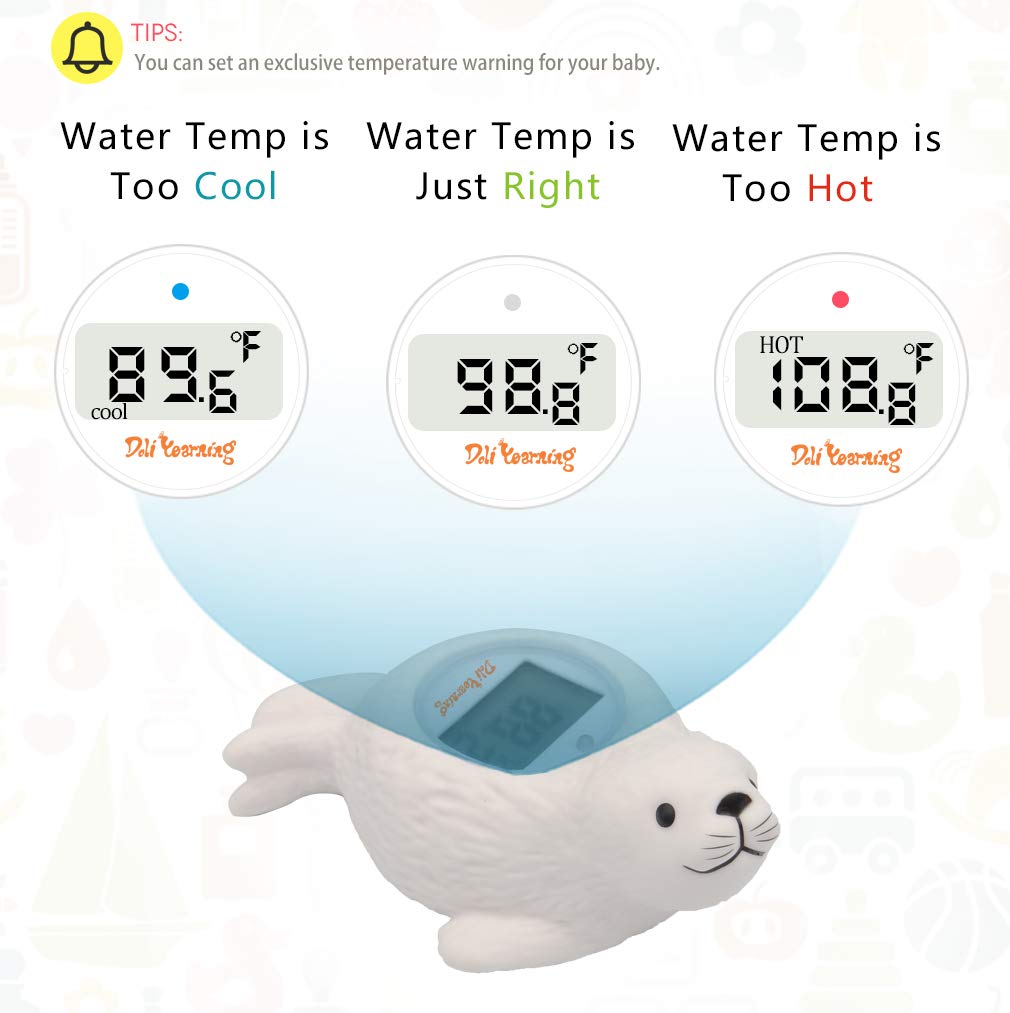 Doli Yearning BPA-free material thermometer designed for safe, baby-friendly use.
