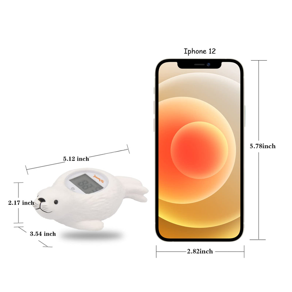 Doli Yearning compact LCD thermometer provides quick, clear readings.