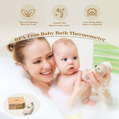 DoliWish bath thermometer color-alerts display temperature at a glance for quick checks.
