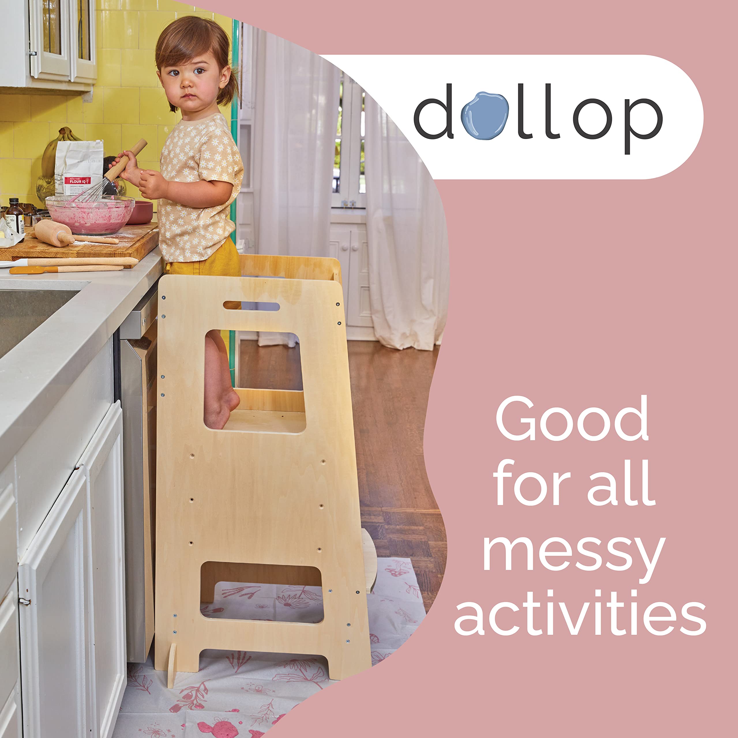 Dollop rose wildflower design adds pretty touch to dining area