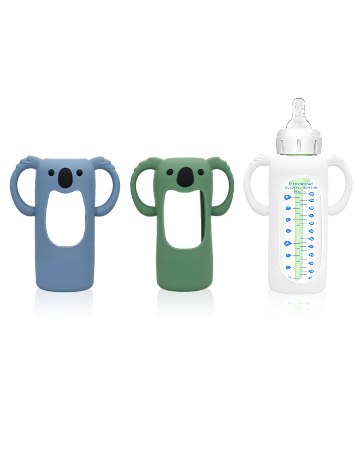 Dolreme Dr. Brown's sleeve close-up texture enhances grip and bottle protection.