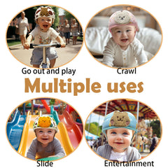 Domayllay Little Tiger helmet back view highlights lightweight, low-profile design for easy movement