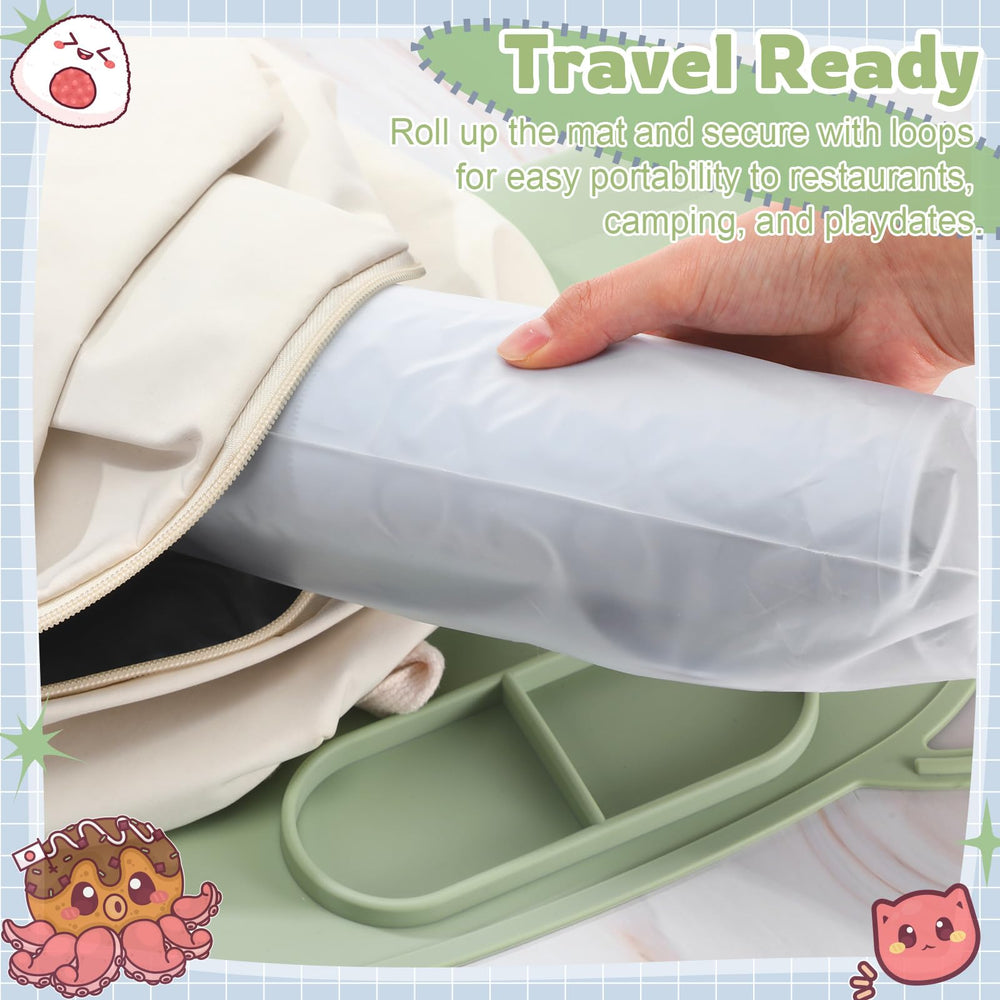 Domensi multipurpose placemat doubles as pastry mat or craft surface.