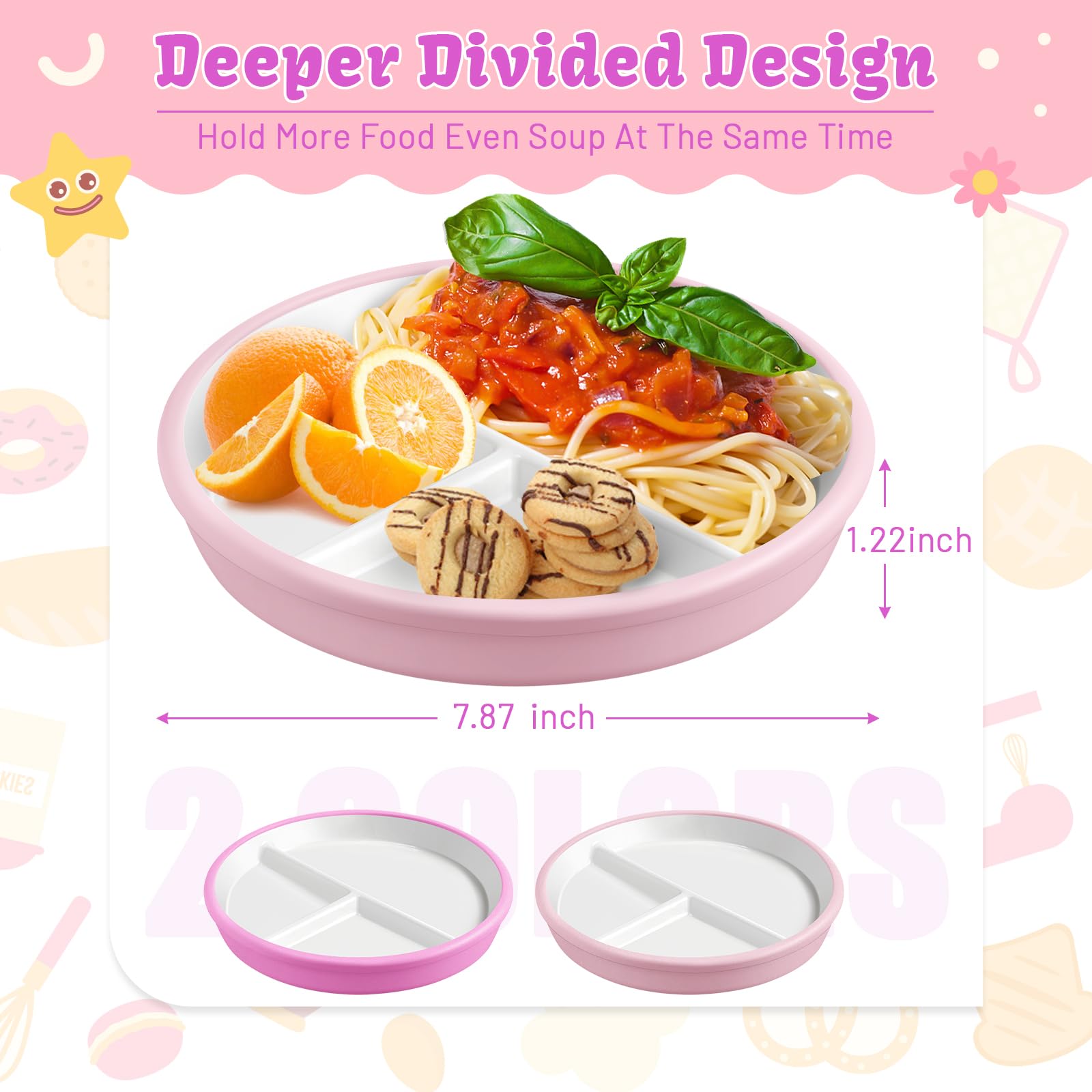 Domensi silicone sleeve with anti-slip grip prevents spills during meals