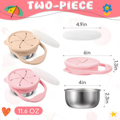 Domensi 3-in-1 silicone lid close-up shows spill-proof design for busy toddlers.