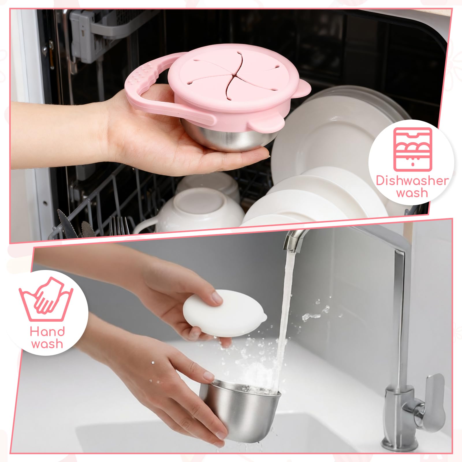 Domensi easy-clean design with removable lid allows thorough washing.
