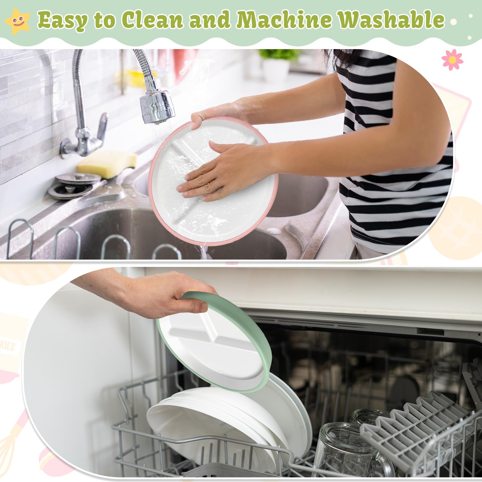 Domensi durable ceramic resists chipping for everyday family use.