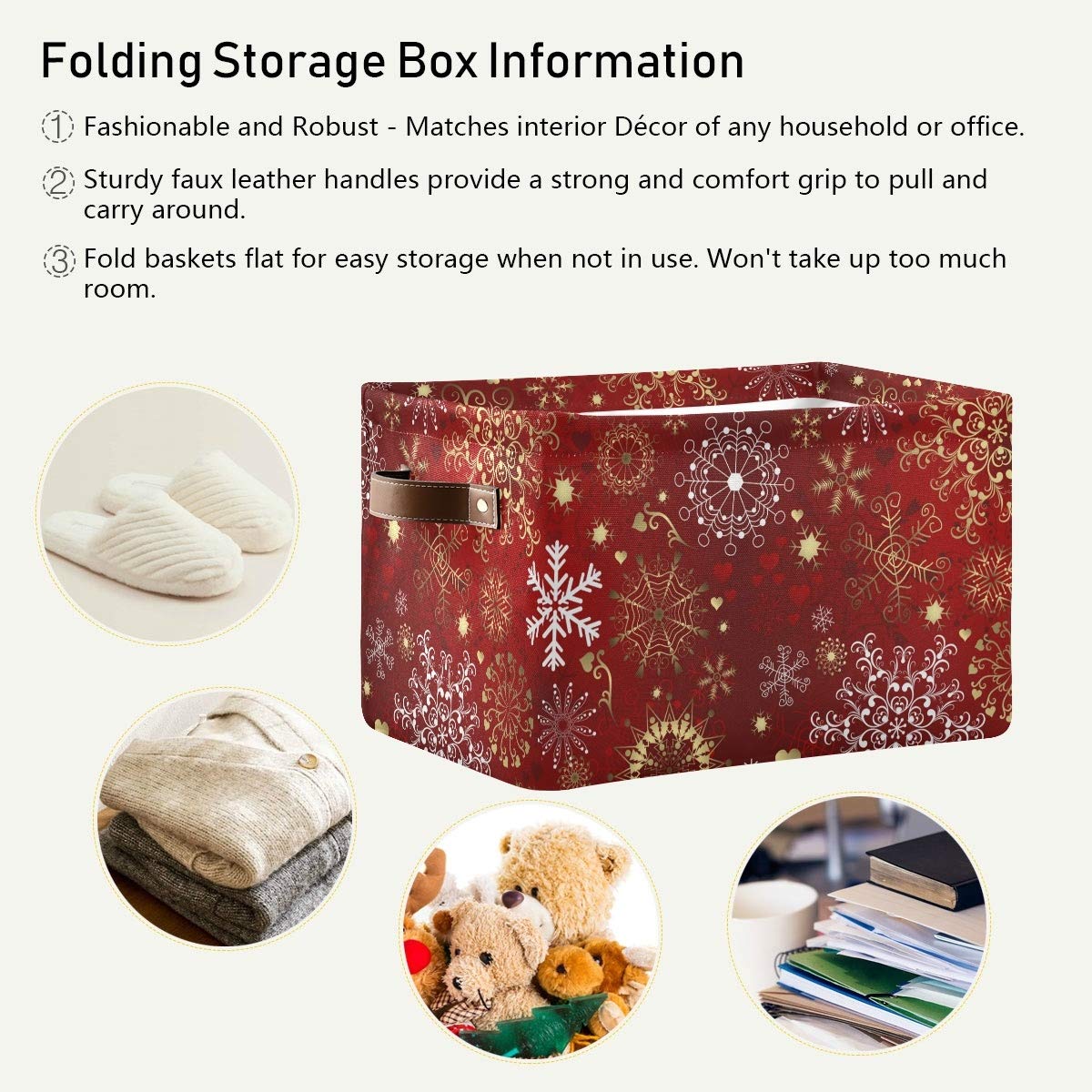 DOMIKING collapsible design folds flat for space-saving storage