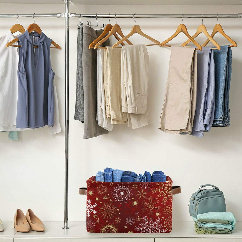 DOMIKING storage bin placed in a playroom adds festive organization and charm