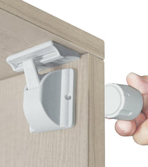 DOMILE magnetic cabinet lock package keeps cabinets secure