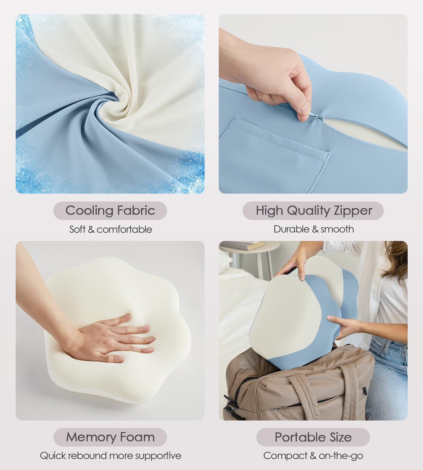 DONAMA bed, couch, or car use supports comfortable lounging anywhere