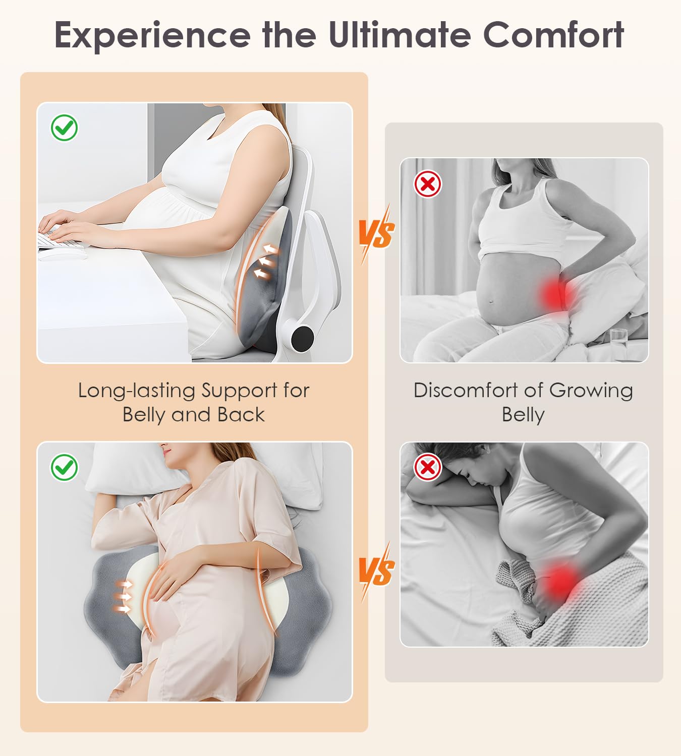 DONAMA lightweight pillow weighs 12oz for easy travel in bed, car, or couch.