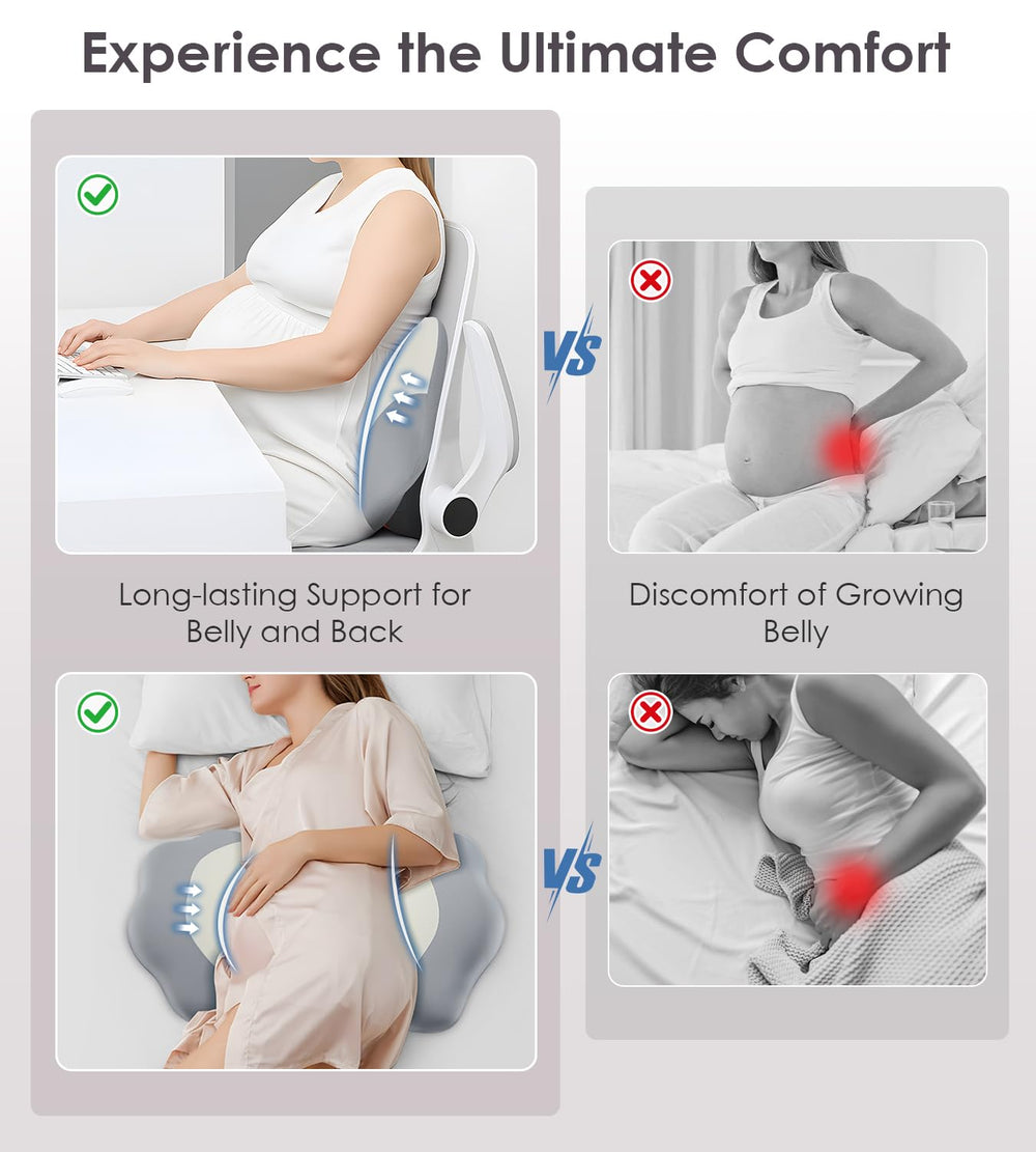 DONAMA adjustable travel-size pillow fits bed, sofa or car seat