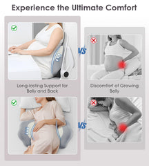 DONAMA adjustable travel-size pillow fits bed, sofa or car seat