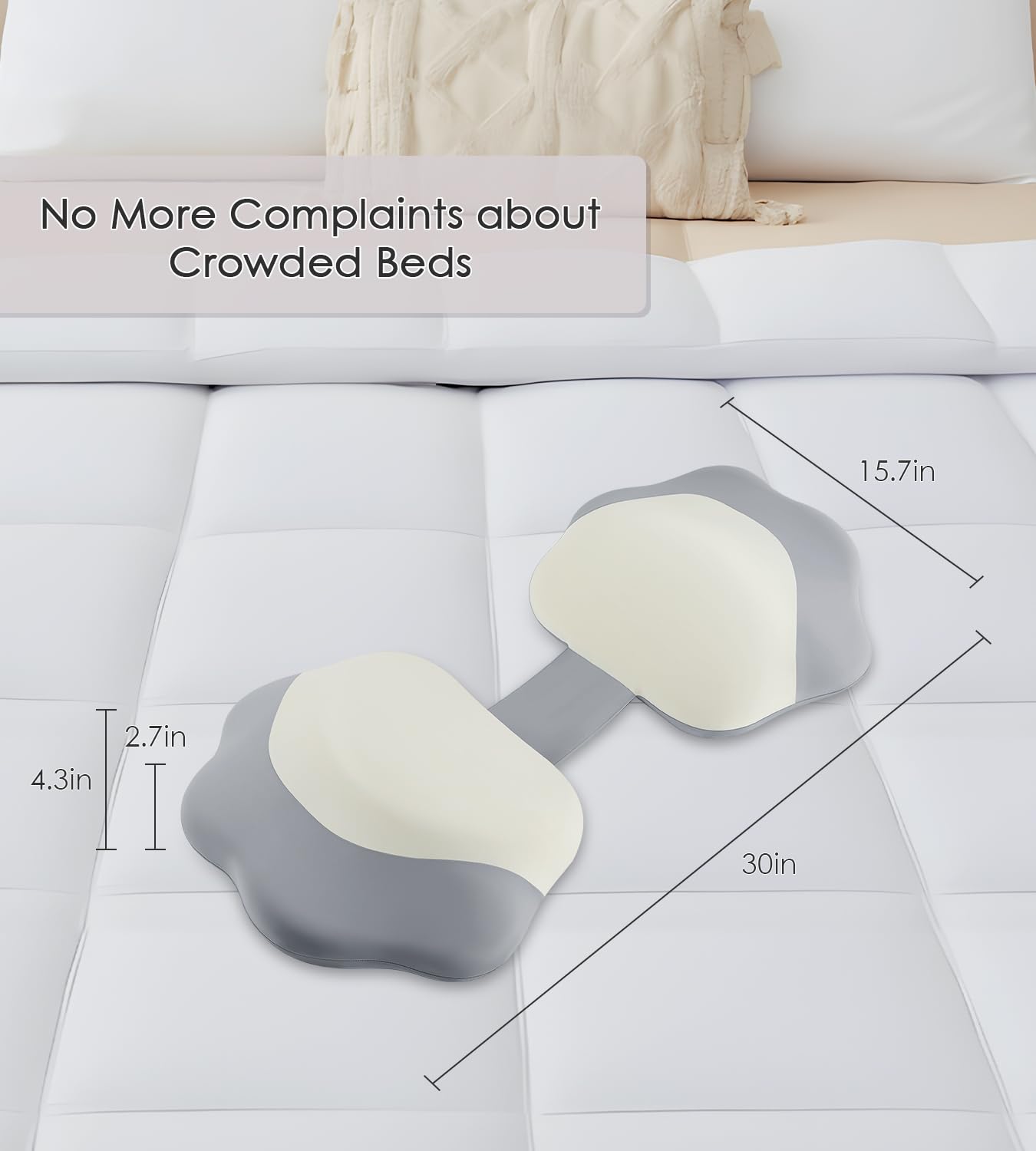 DONAMA pillow designed for bed, couch, and car use