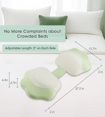 DONAMA pregnancy pillow 30-degree ergonomic slope cradles spine and reduces pressure points.