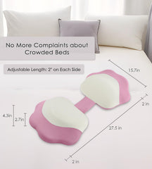 DONAMA pregnancy pillow ergonomic 30 degree slope cradles spine and reduces pressure.