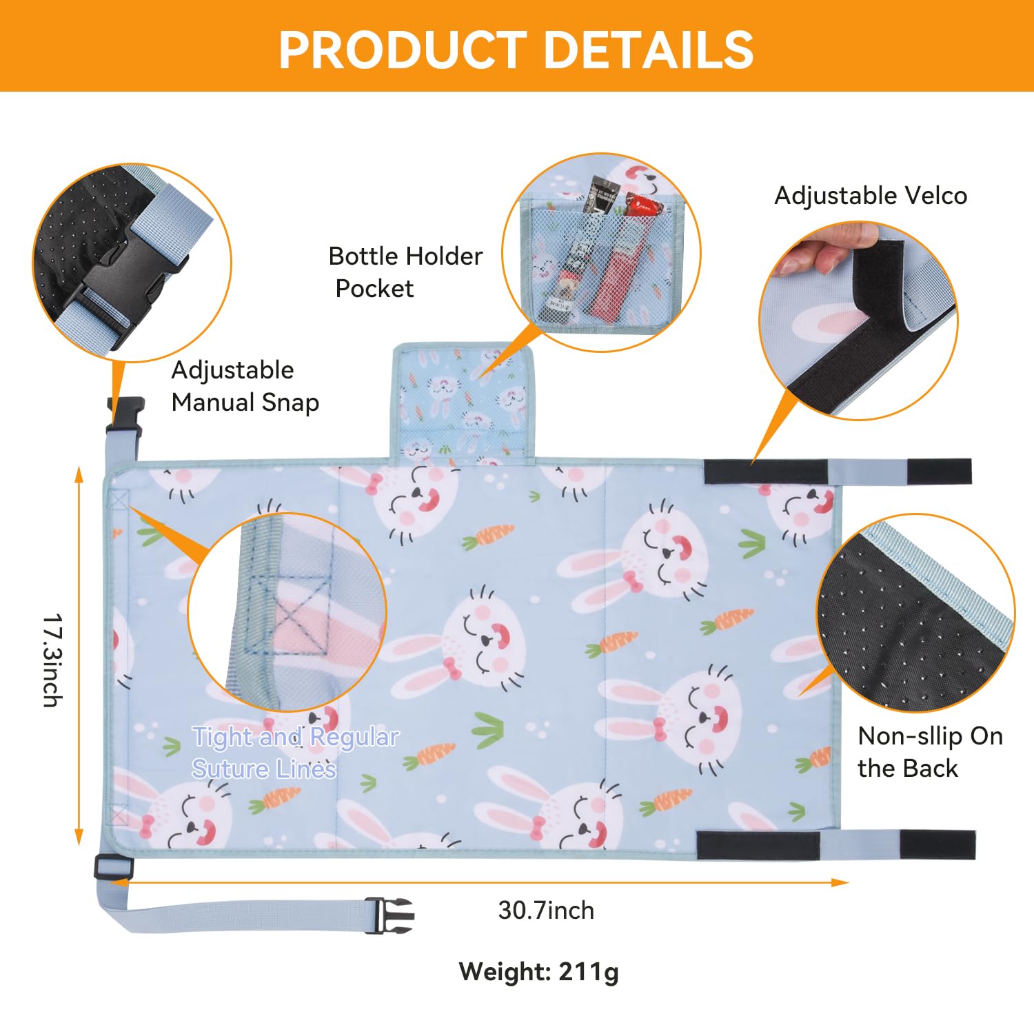 DONCE toddler airplane bed travel-ready setup for car or train journeys.