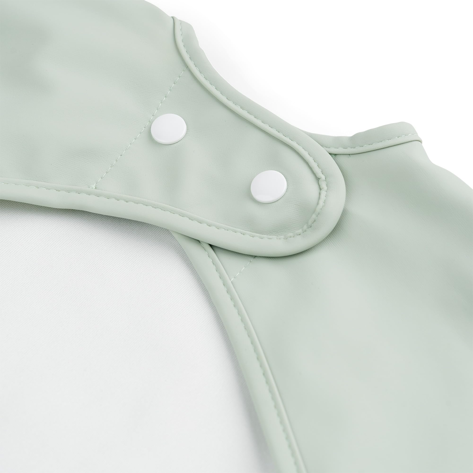 Done by Deer adjustable double-closure bib demonstrates secure growing-with-them fit