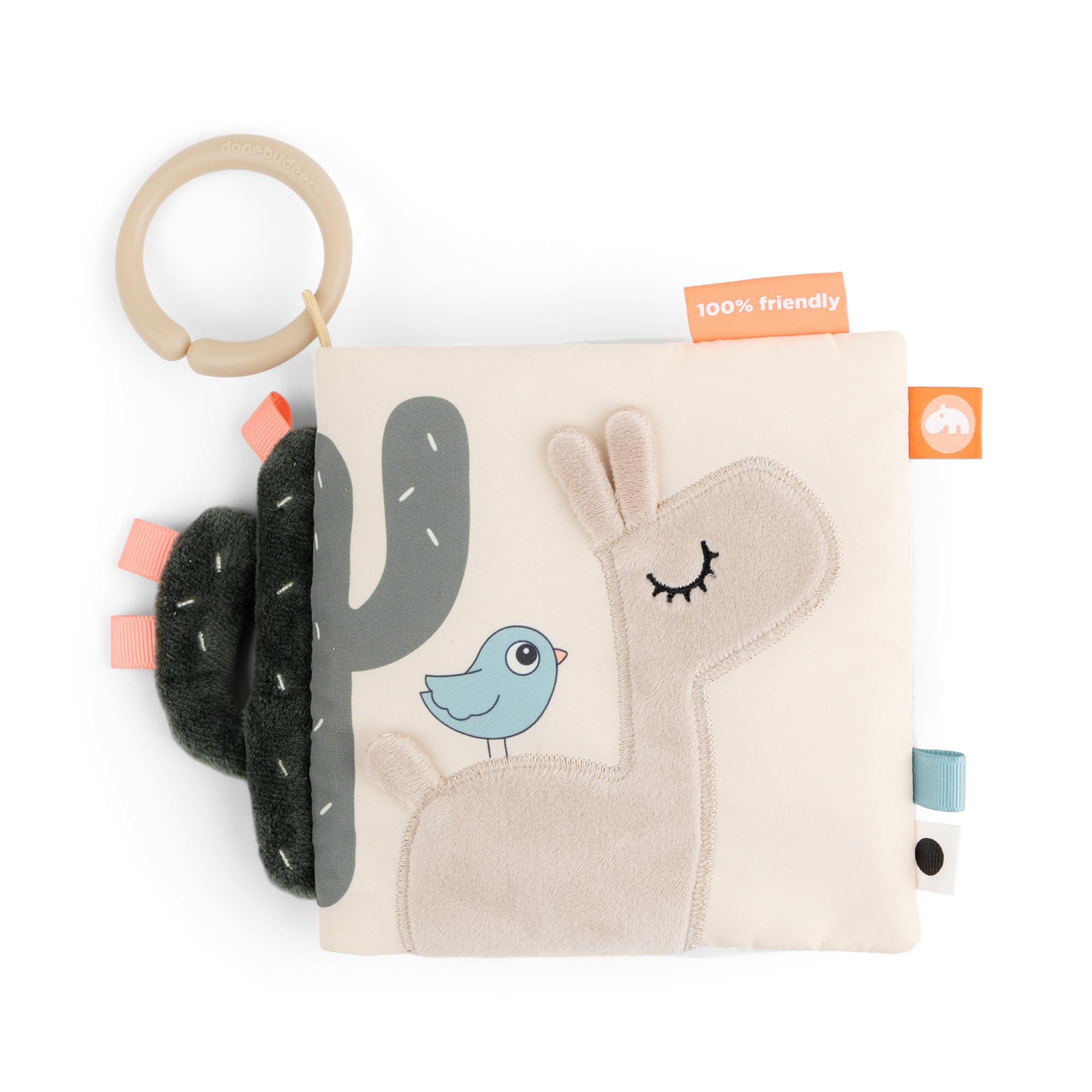 Done by Deer Lalee soft sensory book cover: inviting textures for tiny hands during playtime