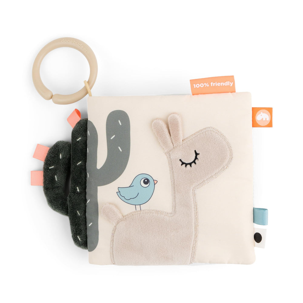 Done by Deer Lalee soft sensory book cover: inviting textures for tiny hands during playtime