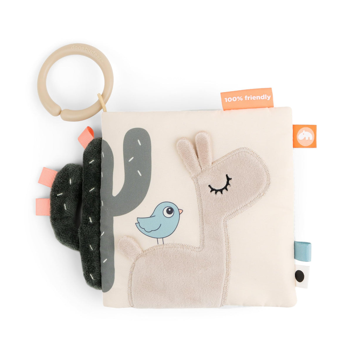Done by Deer Lalee soft sensory book cover: inviting textures for tiny hands during playtime