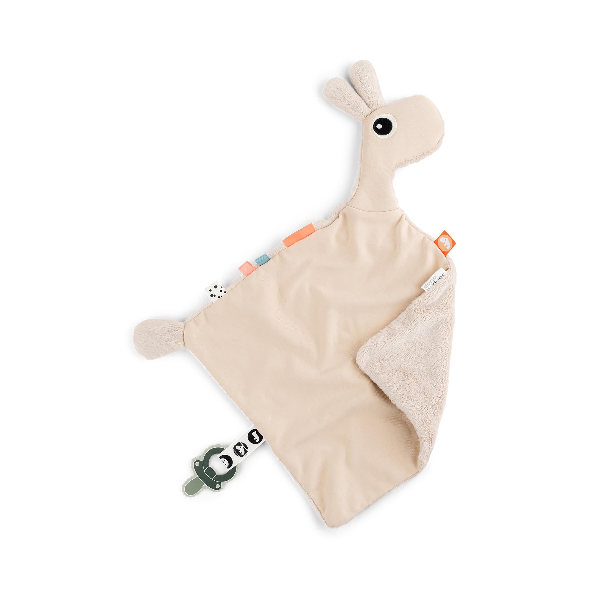 Done by Deer llama cuddle cloth provides a soft surface perfect for baby hands during play and naps.