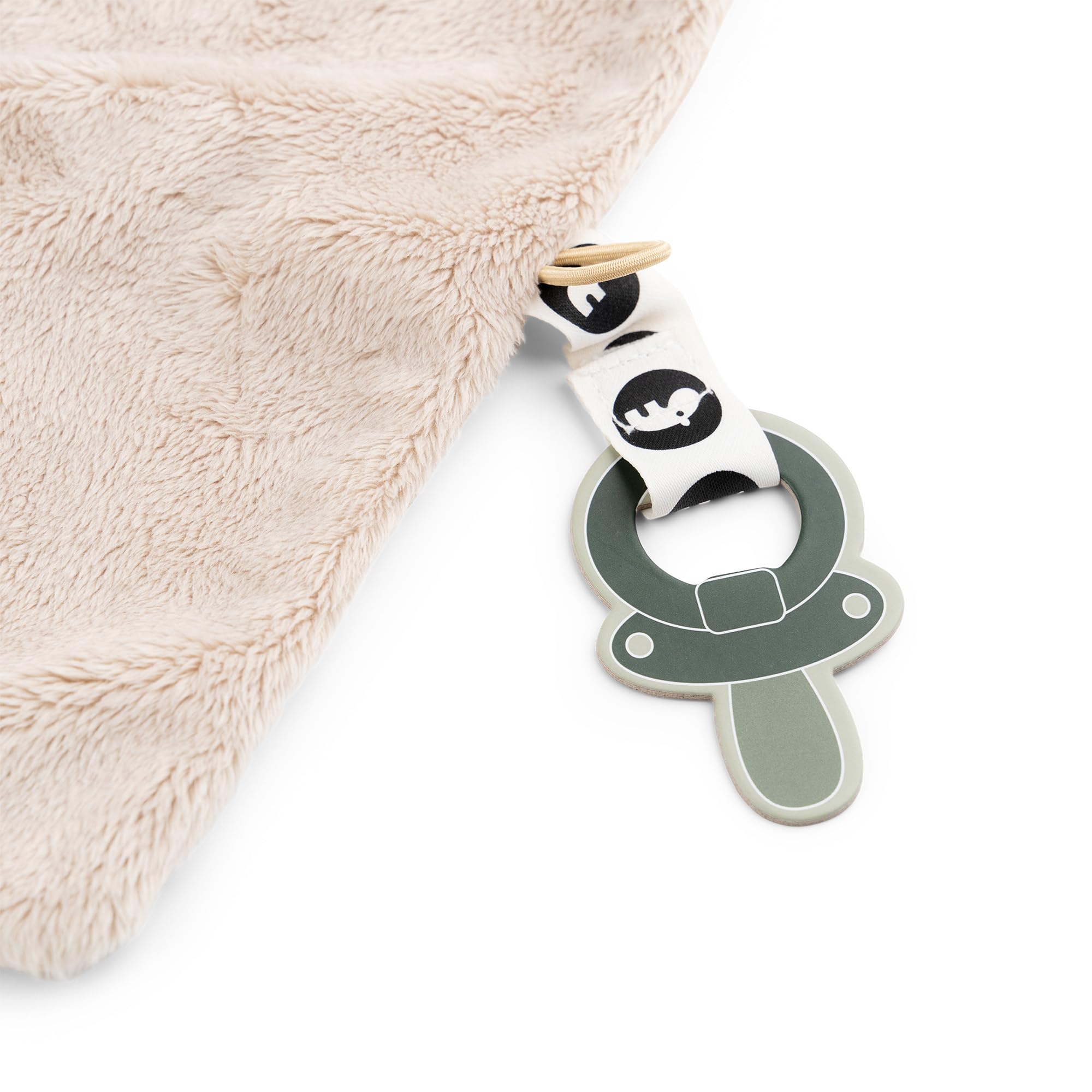 Done by Deer textured fabrics engage tactile senses during cuddles.