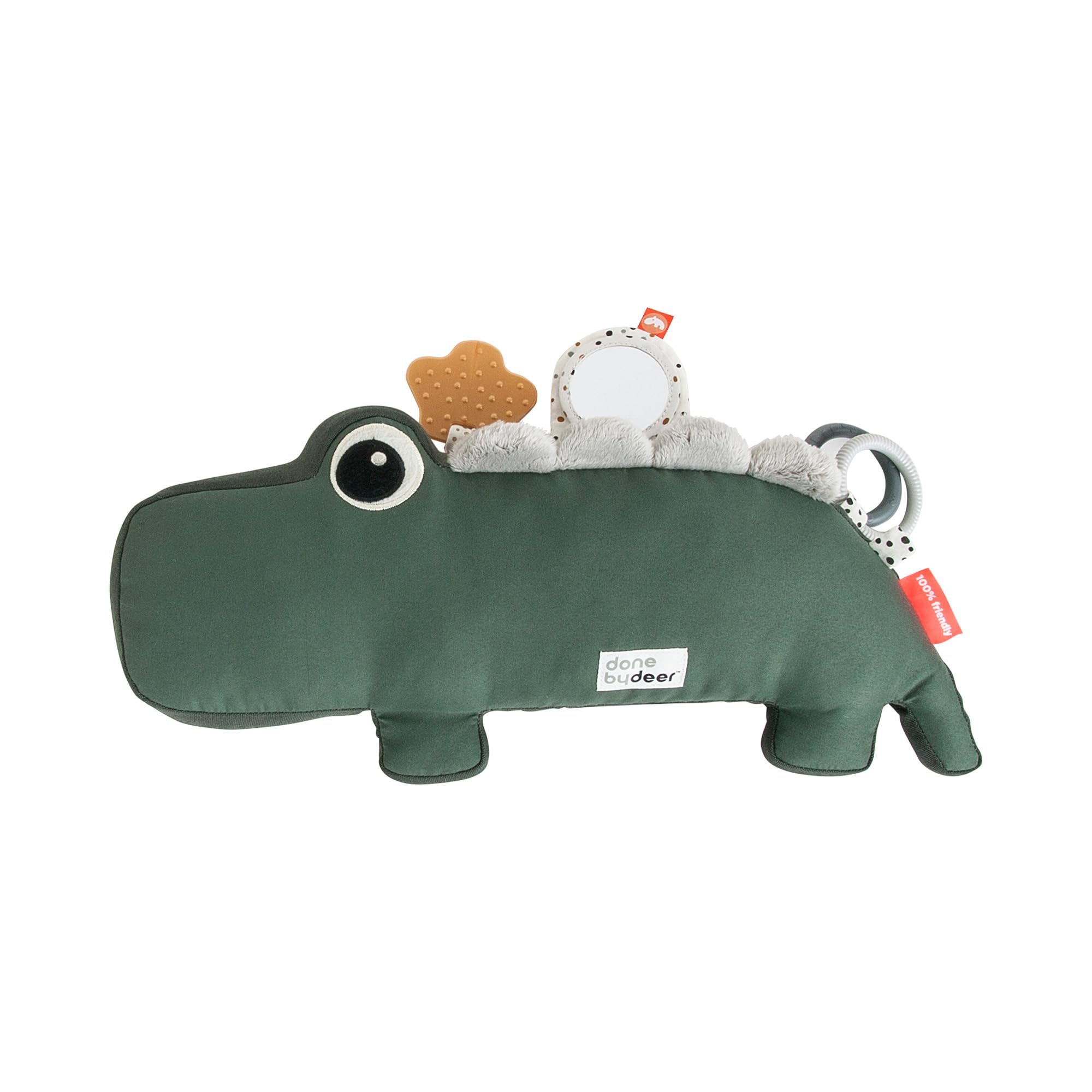 Done by Deer tummy time pillow front view supports gentle tummy time exploration.