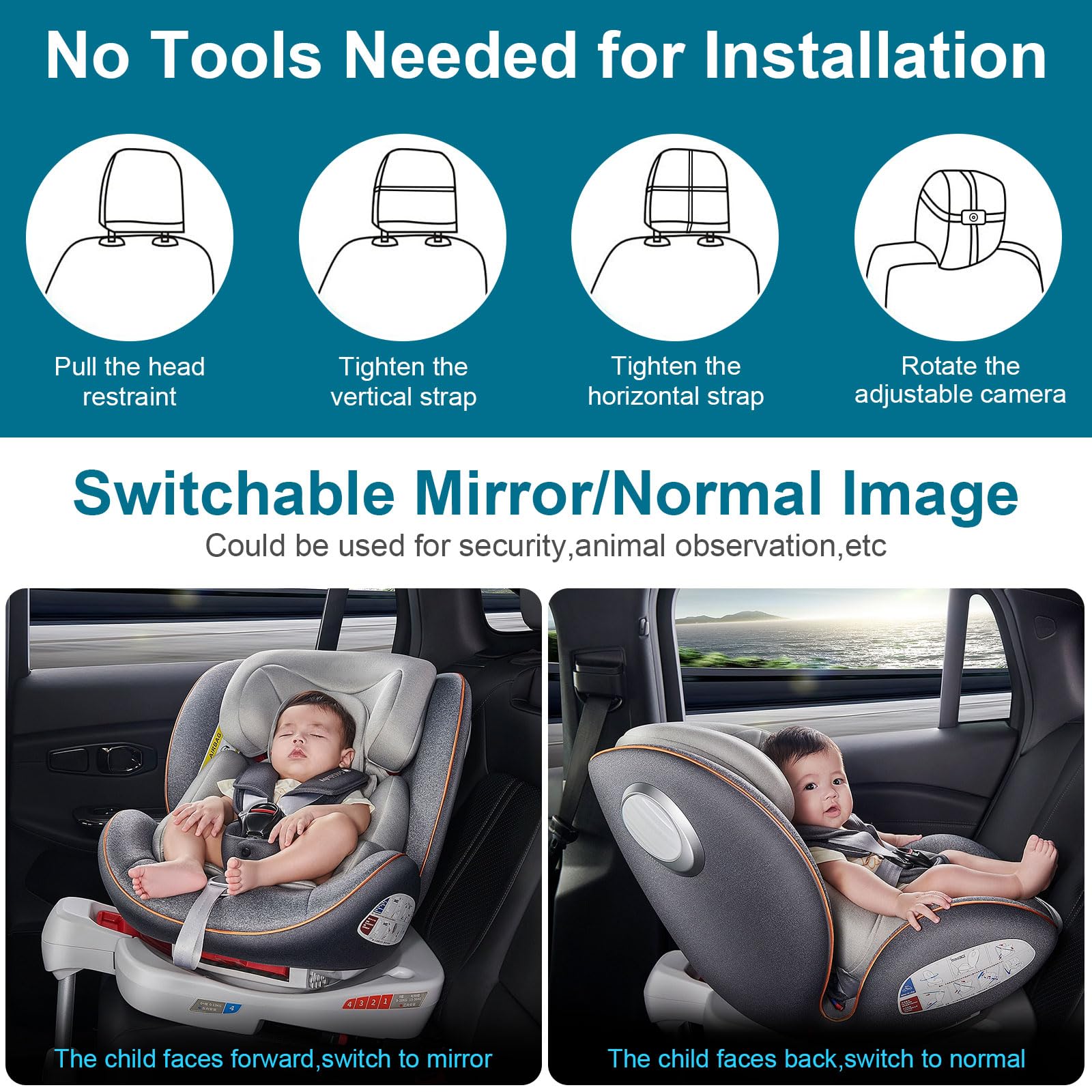 DoHonest infrared night vision helps you check baby in low light safely.