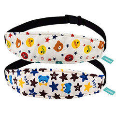 Donier toddler neck relief bear face pillow provides gentle head support for nap time.