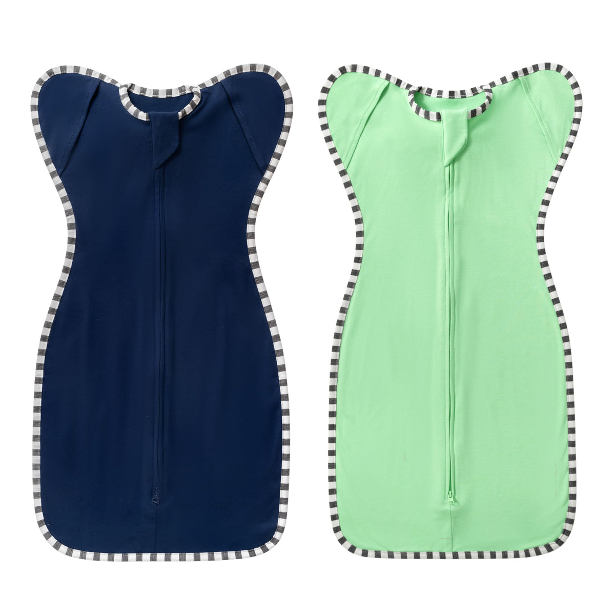 DONOMILO arms-up transition swaddle supports gentle self-soothing for babies.