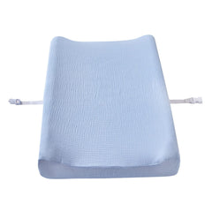 Donomilo changing pad cover with elastic bottom for secure fit on standard pads