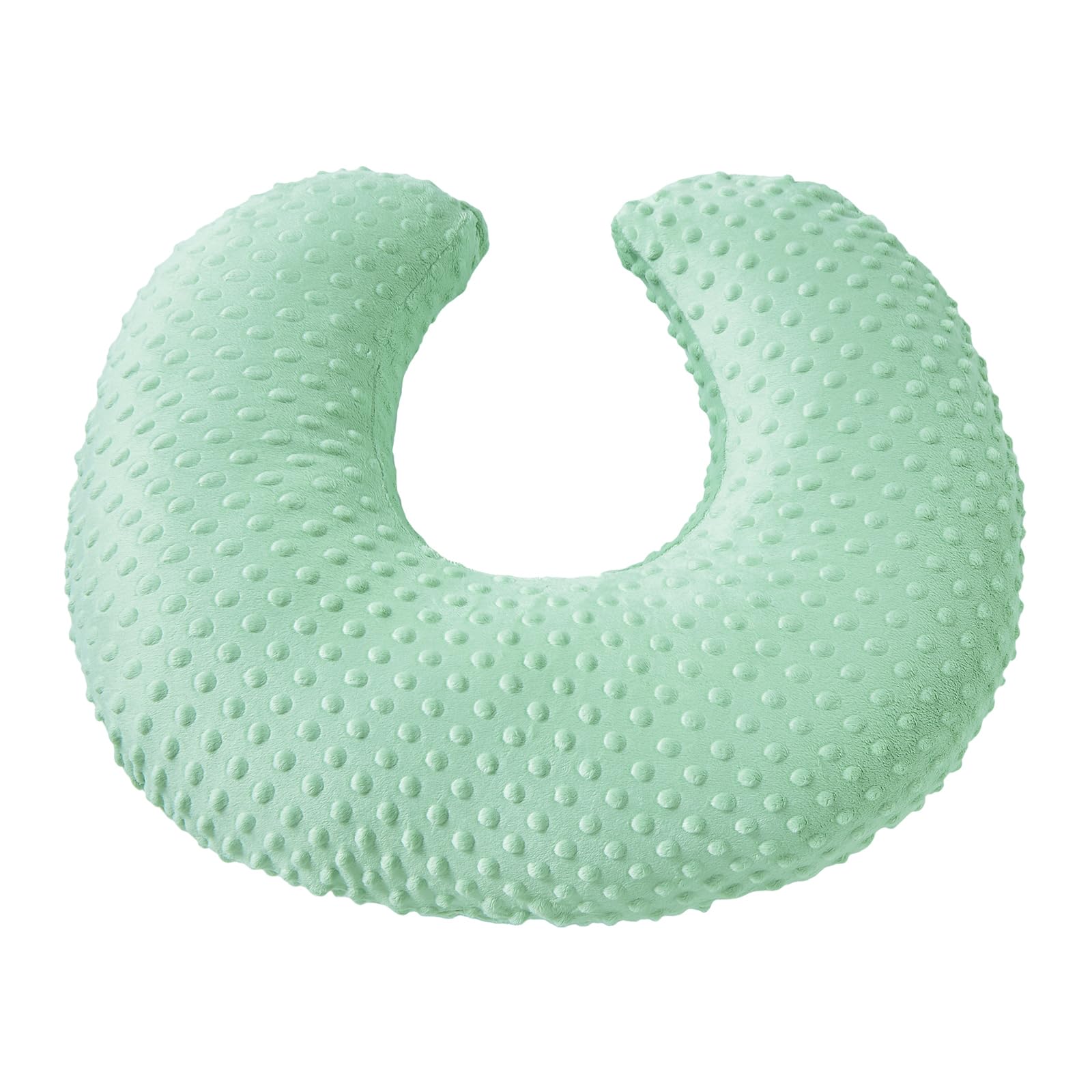 DONOMILO Dots Nursing Pillow Cover hidden-zipper protection keeps baby skin zipper-free